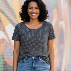 SAY WHAT? Studded Top